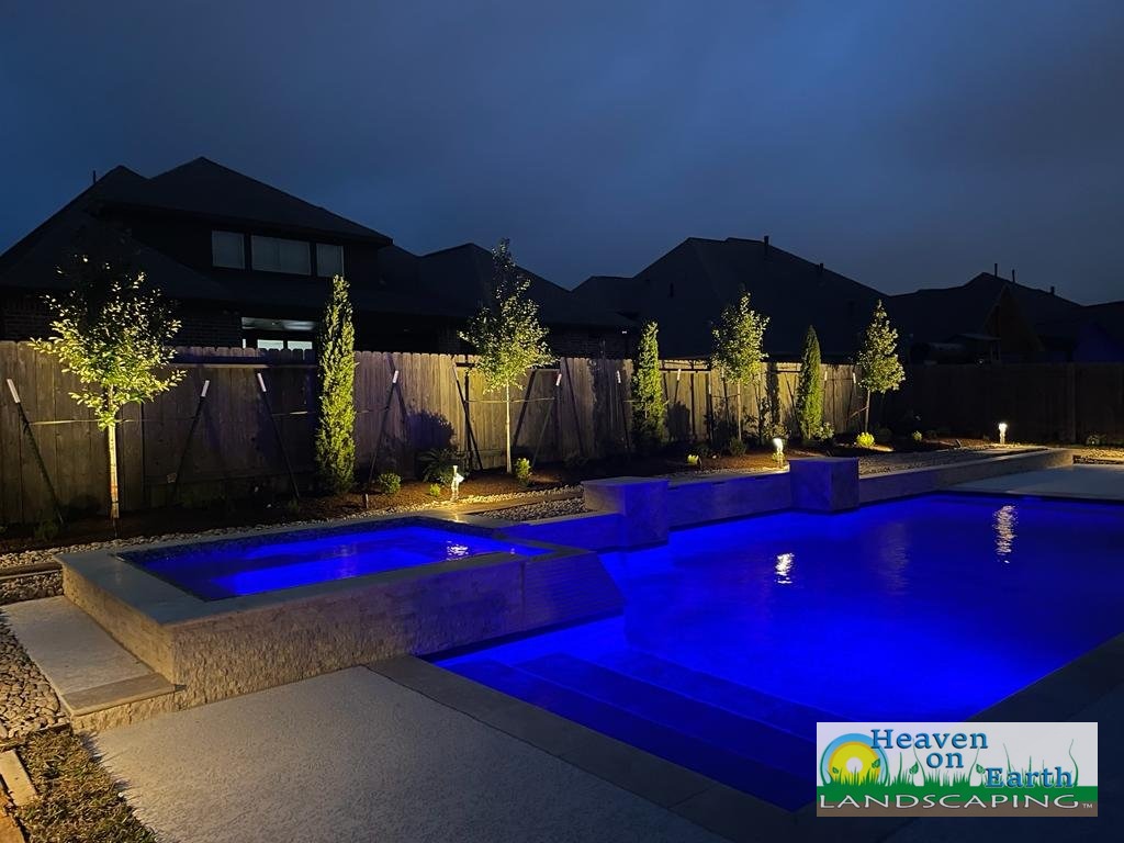 Backyard landscape design